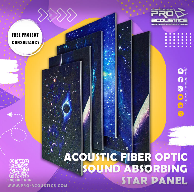 Acoustic Polyester Geometrical ArtDeco wall Tile