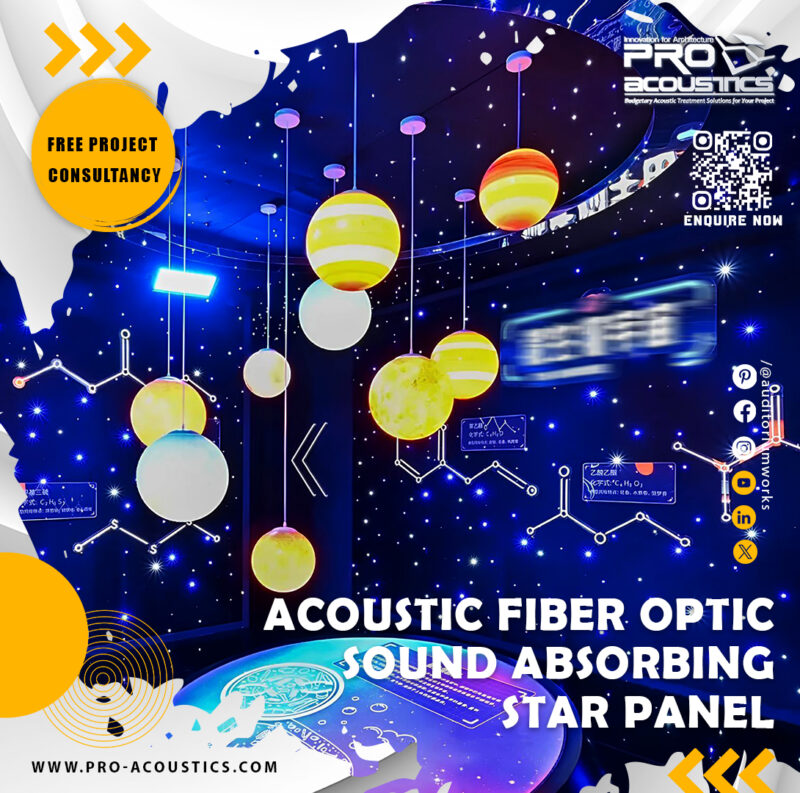 Acoustic Polyester Geometrical ArtDeco wall Tile